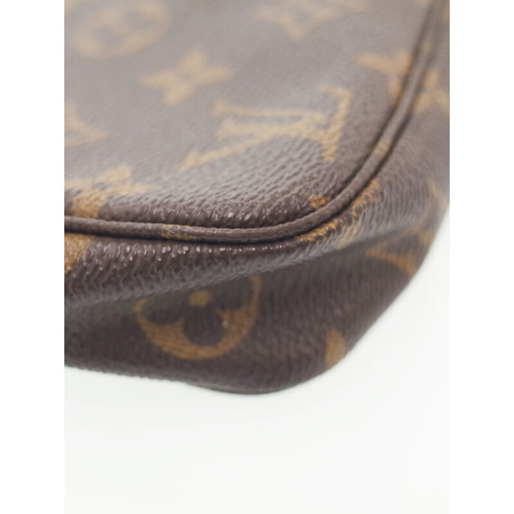 Louis Vuitton Brown Monogram Leather Pouch Accessory Pochette Accessoires - Picture 6 of 9